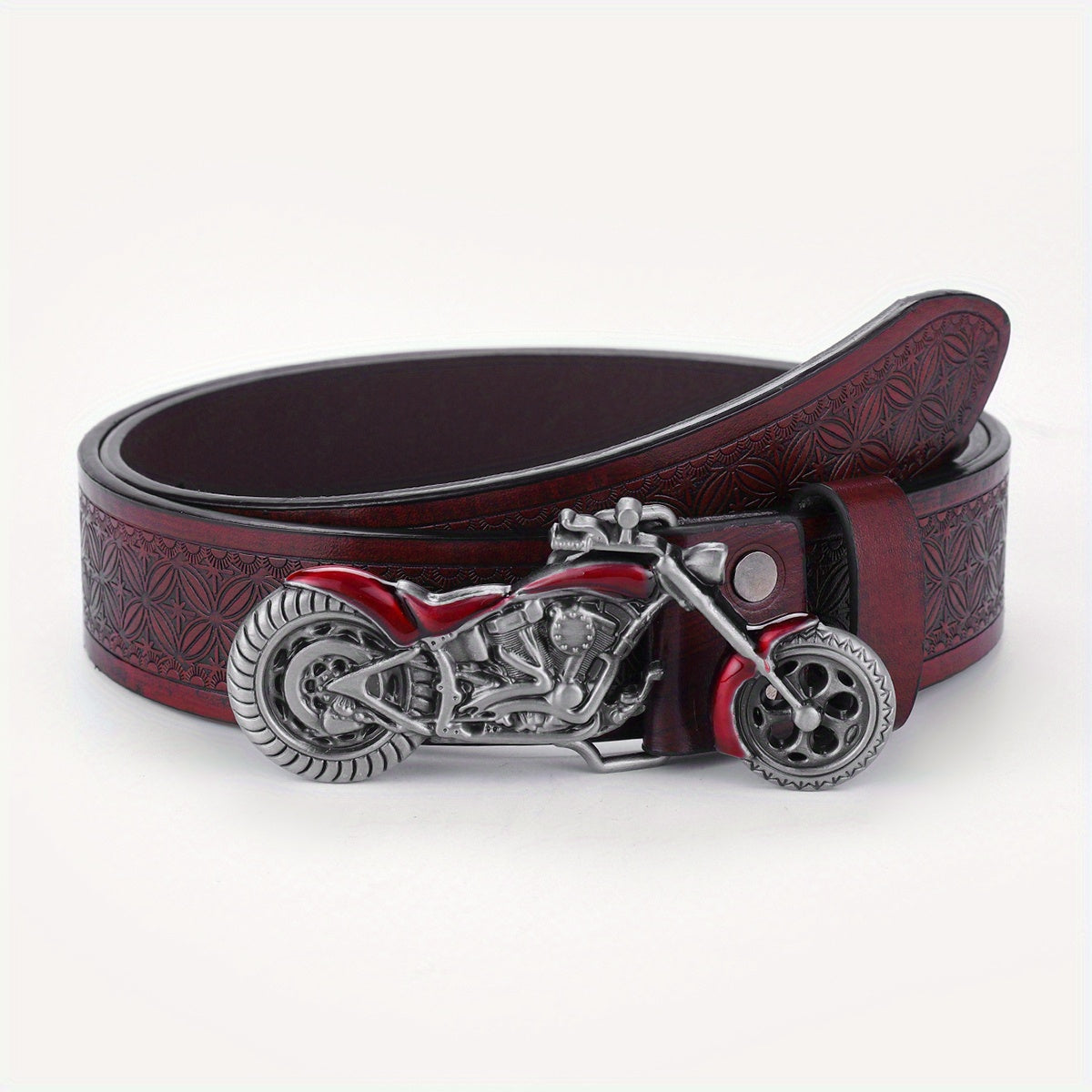 Men's Motorcycle Buckle Belts Casual Outdoor Accessories
