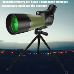 10x50 HD Birding Binoculars with Metal Tripod & Smartphone Adapter