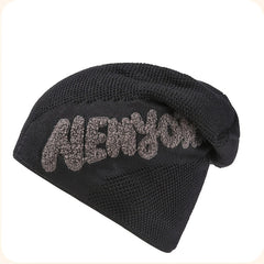 Men's Winter Outdoor Plus Velvet Woolen Knitted Hat