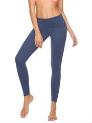 High Waist Solid Yoga Fitness Pants Running Leggings