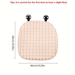 Short Plush Car Warm Seat Cover for Winter - Car Seat Cushion