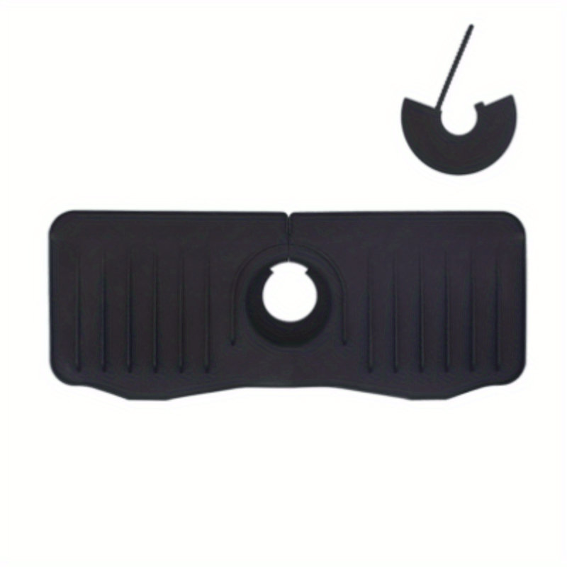 Adjustable Silicone Faucet Mat Sponge Drain Rack