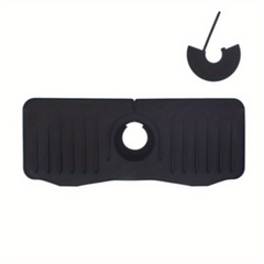 Adjustable Silicone Faucet Mat Sponge Drain Rack
