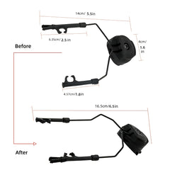 Tactical Headset Helmet Adapter for FAST ACH MICH Helmet