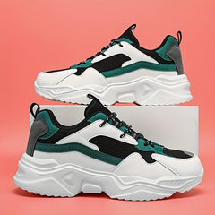 Women's Mesh Platform Sneakers Casual Lace Up Outdoor Shoes