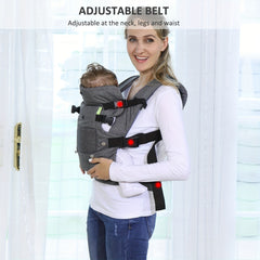 Baby Soft Carrier For Newborn Infant Sling Carrier Wrap Ergonomic 4 In 1
