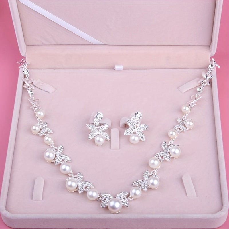 Baroque Crystal Bridal Jewelry Set