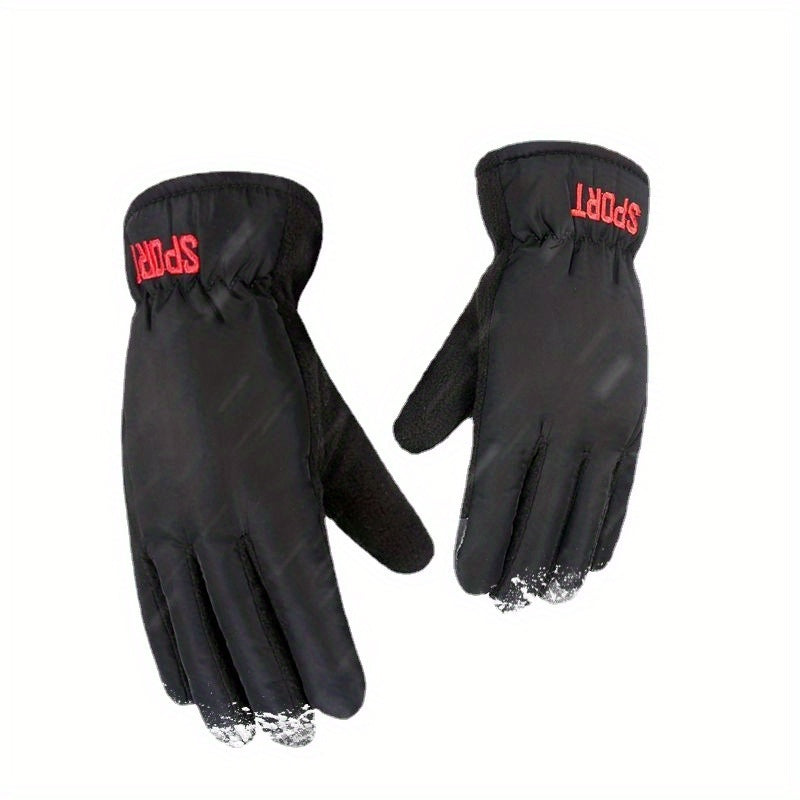 Windproof Touch Screen Cycling Gloves for Outdoor Activities