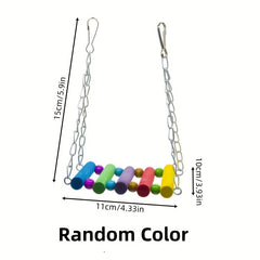 Small Parrot Swing Parrot Chew Toys Hanging Bridge Swing Toy Bird Hammock