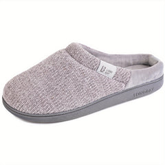 Women's Plush Lined Slippers Comfortable Closed Toe Slip On Shoes