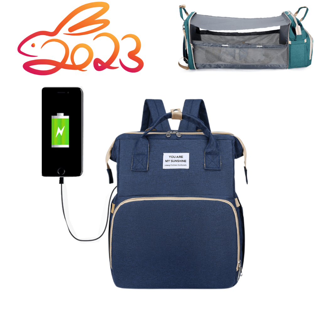 Foldable Baby Bed Mummy Bag Large Capacity