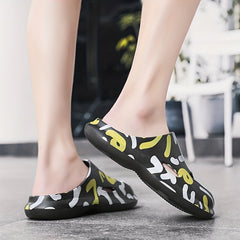 Men's & Women's Clogs Letter Print Garden Shoes Comfortable Lightweight Sandals