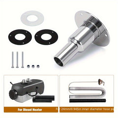 24mm 0 94 Straight Thru Hull Exhaust Skin Fitting Tube Pipe Socket For Boat Yach