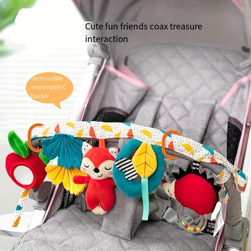 Adorable Plush Stroller Pendant for Newborns