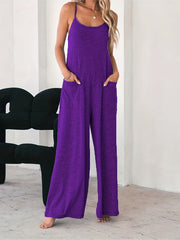 Casual Cami Jumpsuit with Pockets