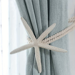Natural Starfish Curtain Tiebacks for Home Decor