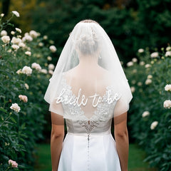 Double Layer Bridesmaid Veil Bridal Headpiece for Bachelorette Parties