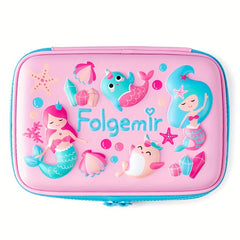 Kids Cartoon Pencil Case Hard Pen Case Educational Painting Bag