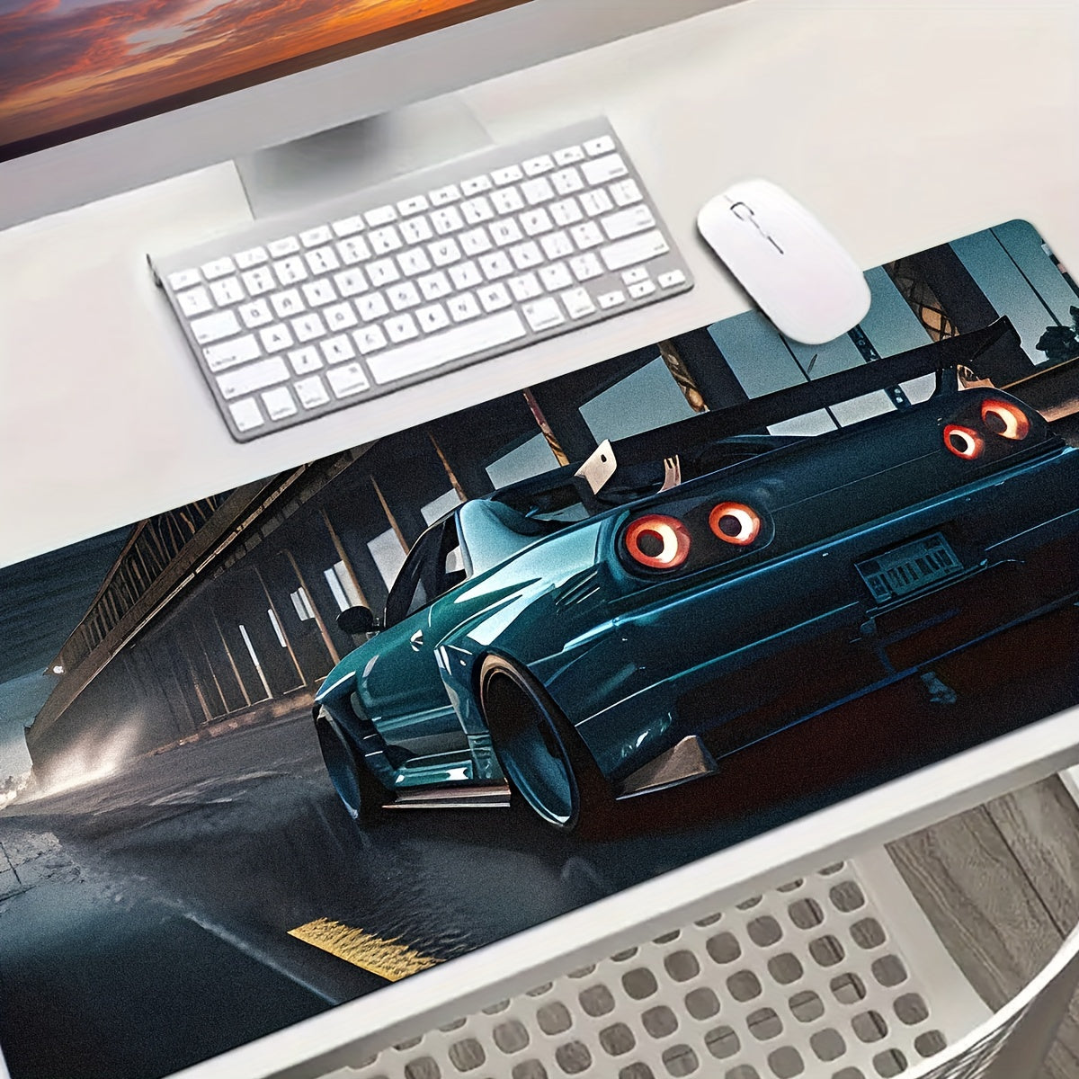 R32 Drift Car Mouse Pad - Anti-slip Keyboard Pad - Game Mouse Pad