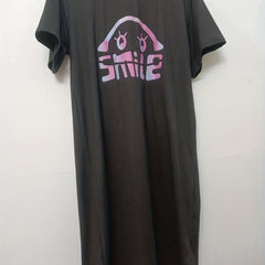 Women's Plus Graphic Print Short Sleeve Round Neck Dress