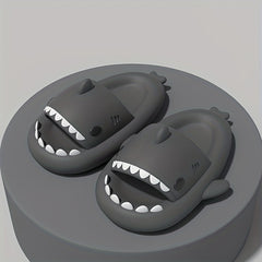 Cartoon Shark Bottom Slippers for Kids Non Slip Lightweight