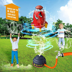 Rocket Suspended Water Sprinkler - Adjustable Height & Pressure