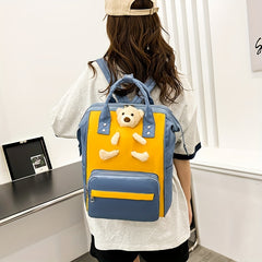 Bear Mommy Bag Large Capacity Waterproof Backpack