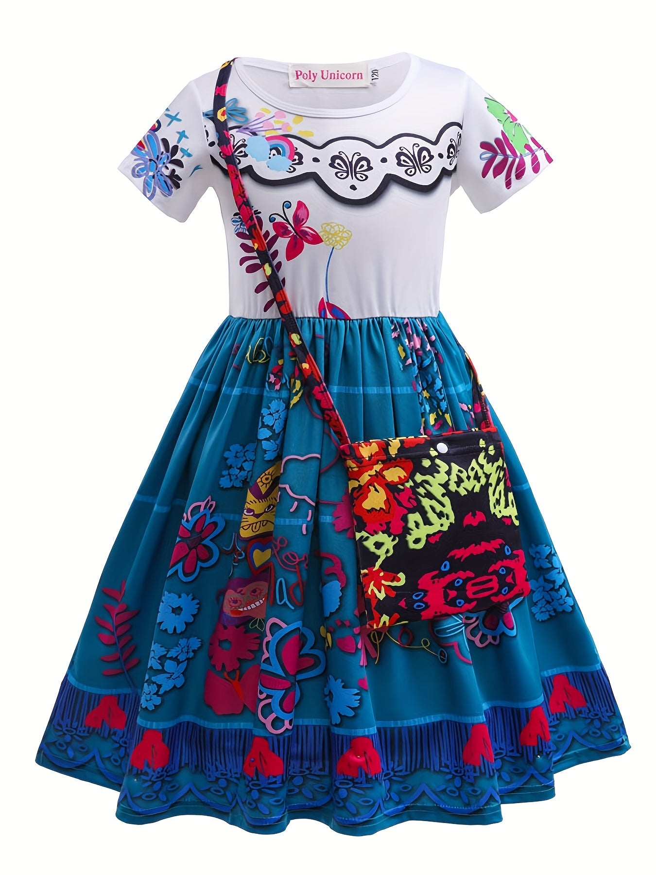 Girls Mirabel Dress Costume Princess Magic Party Dresses