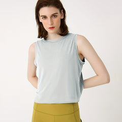 Solid Sports Tank Top Sleeveless Running Sleeveless Tops Women's Tops