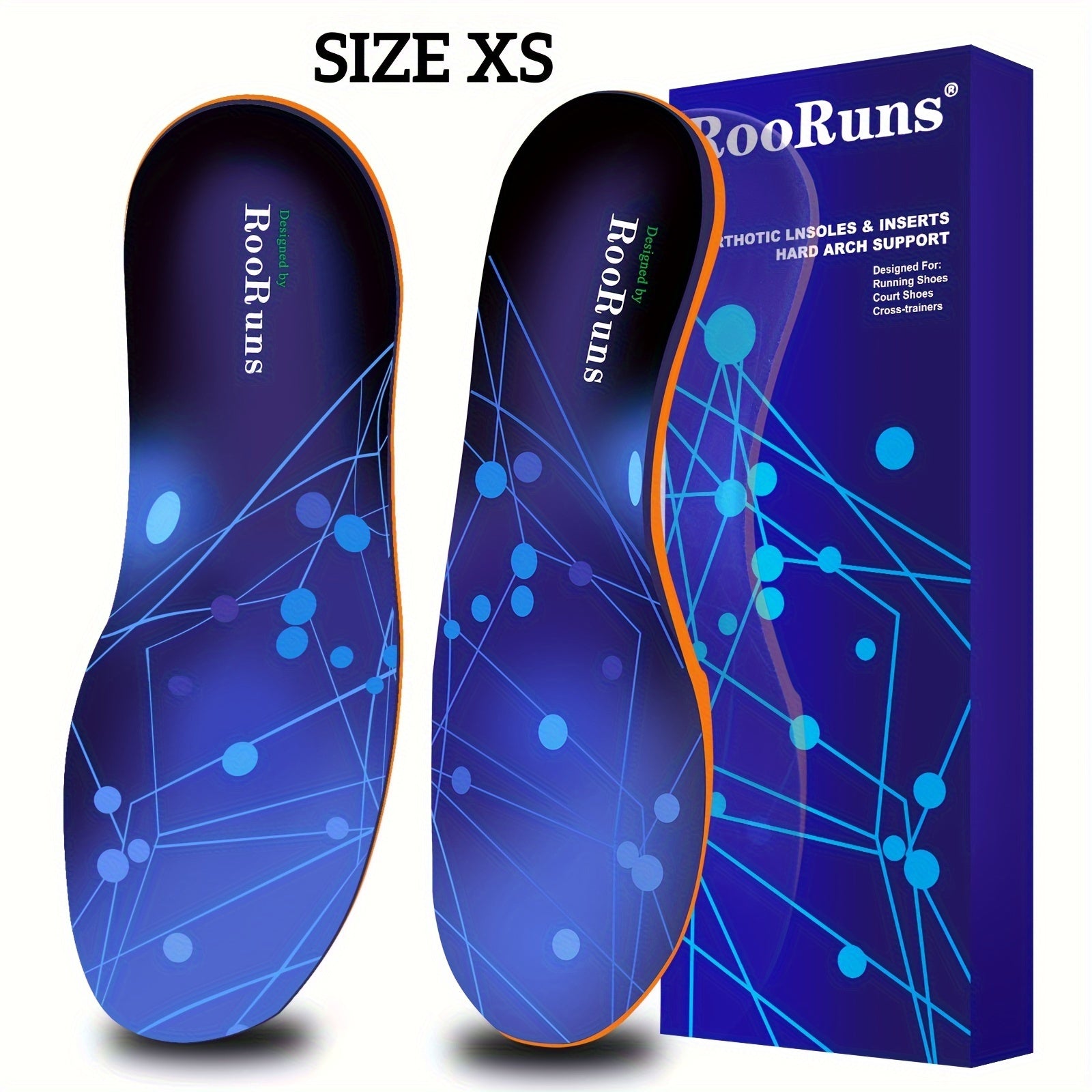 Plantar Fasciitis Arch Support Insoles for 100KG Running Gel Insoles