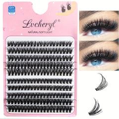 200Pcs 30D 40D Mixed Eyelash Extensions D Curling Cluster Lashes