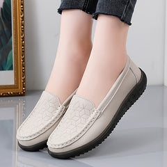 Women's Soft Sole Flat Loafers Non Slip Slip On Shoes