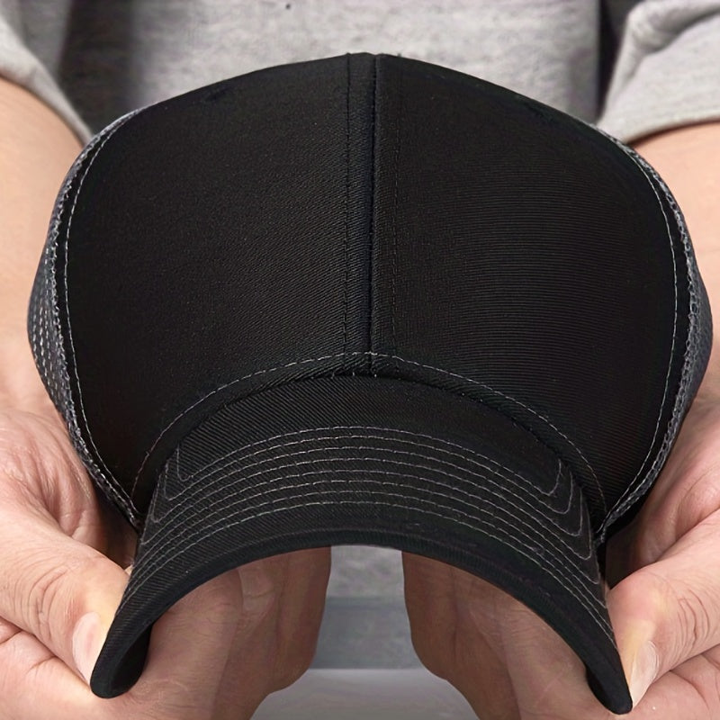 Summer Hip Hop Mesh Baseball Hat Men Women Shade Cap