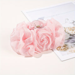 Large Solid Hair Claw Bow Hair Clip for Women