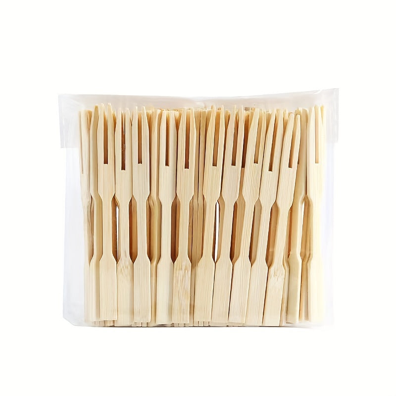80pcs Wooden Paddle Picks Bamboo Skewers for Appetizers Cocktail Fruit Sandwich