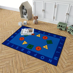 Alphabet Seating Carpet Educational Children's Rug