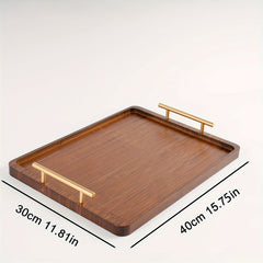 Bamboo Serving Tray Coffee Table Tray Decorative Tray