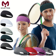 MVPTOO Sport Headband Moisture Wicking Sweatband for Running Cycling Yoga Gym