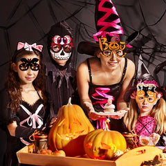 Halloween Pumpkin & Ghost Glasses - Party Props & Decoration