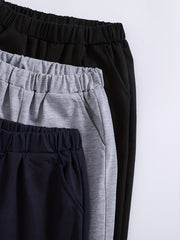 3pcs Boys Casual Active Sweatpants Jogger Sports Pants Kids Clothes