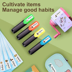 180pcs Personalized Waterproof Name Sticker School Label Tag