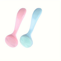 2pcs Skin Massage Brush Facial Exfoliating Tool For Deep Cleaning