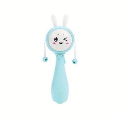 Music Rabbit Baby Rattle Toy, Teething Ear, 0-18 Mon