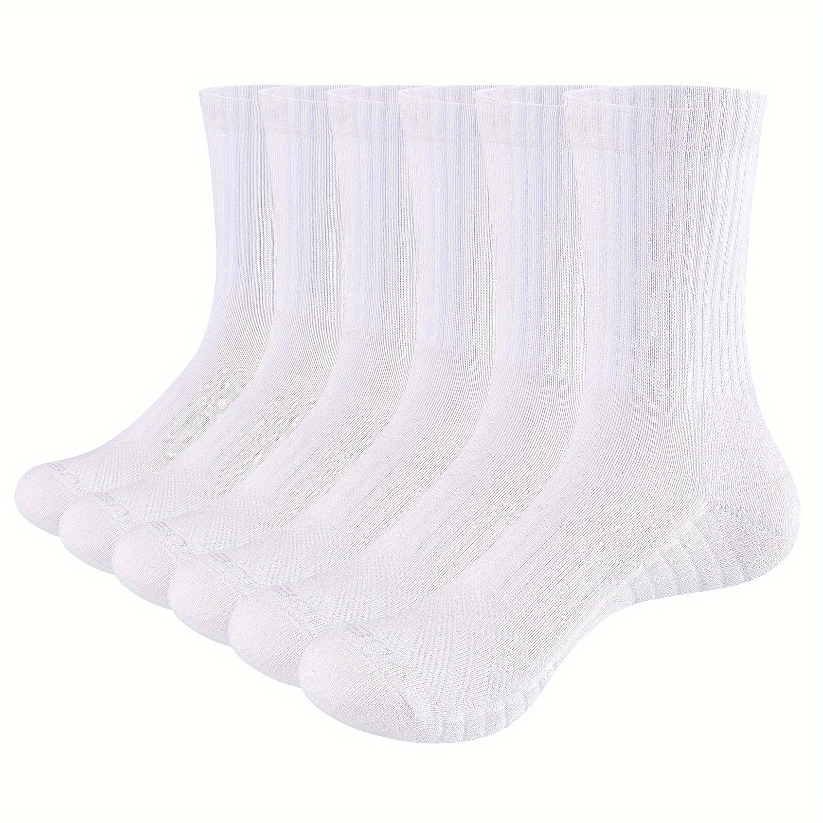 6 Pairs Men's Mid Tube Outdoor Sports Socks
