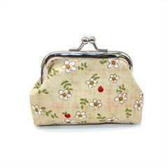 Girls Flower Pattern Coin Purse Bag Key Bag Birthday Gift Money Bags