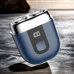 Portable Beard Shaver Double Head Mini Shaver Smooth Comfortable Blade