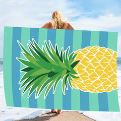 Microfiber Oversized Beach Towel Quick Drying Soft Absorbent Thickened Beach Tow