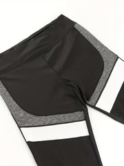 Colorblock High Rise Skinny Leggings