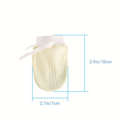 Baby No Scratch Mittens Stay On Adjustable Infant Gloves For Boys Girls