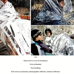 Outdoor Sports Aluminum Survival Blanket